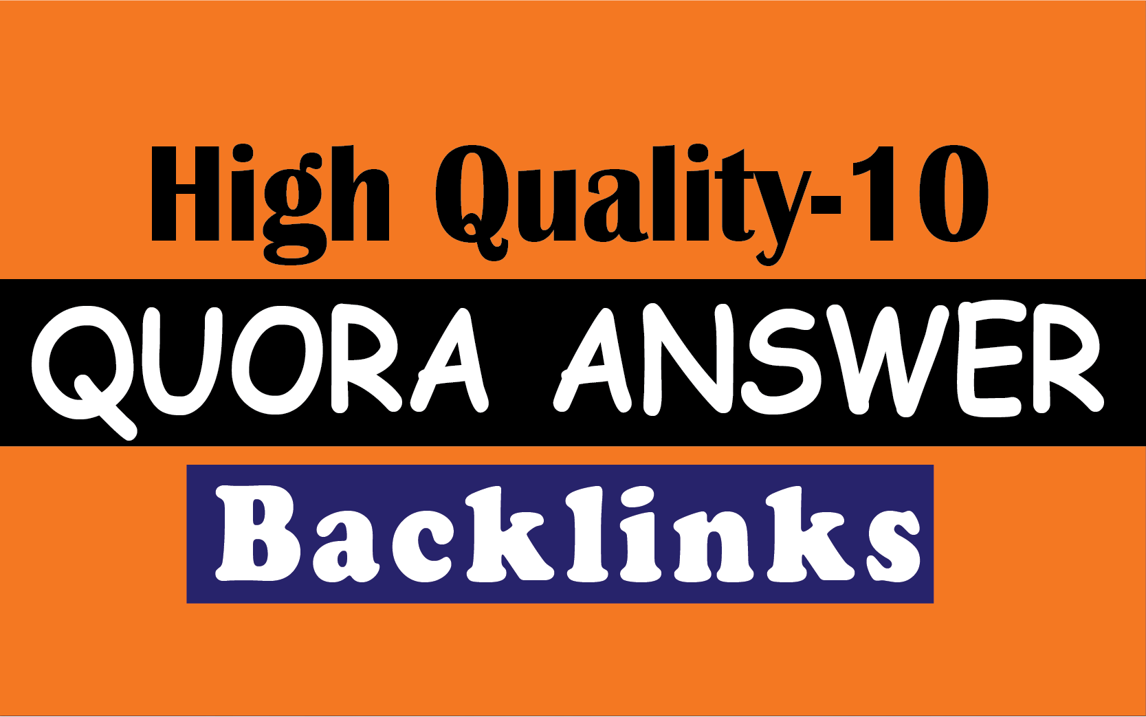 Quora Answer Backlinks Service